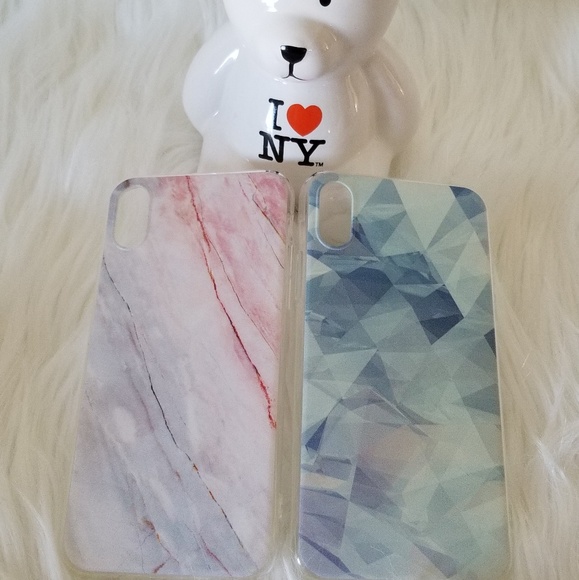 $8 for 2 CASES IPHONE X MARBLE CASE - Picture 2 of 8